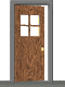 Closing door